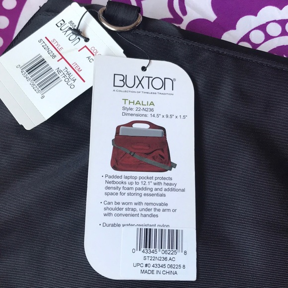 NWT Buxton Thalia Expandable Bag - Picture 2 of 5